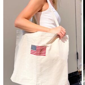 Brandy Melville Flag Tote NWT